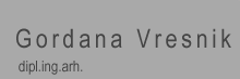 Gordana Vresnik dip. ing. arh.
